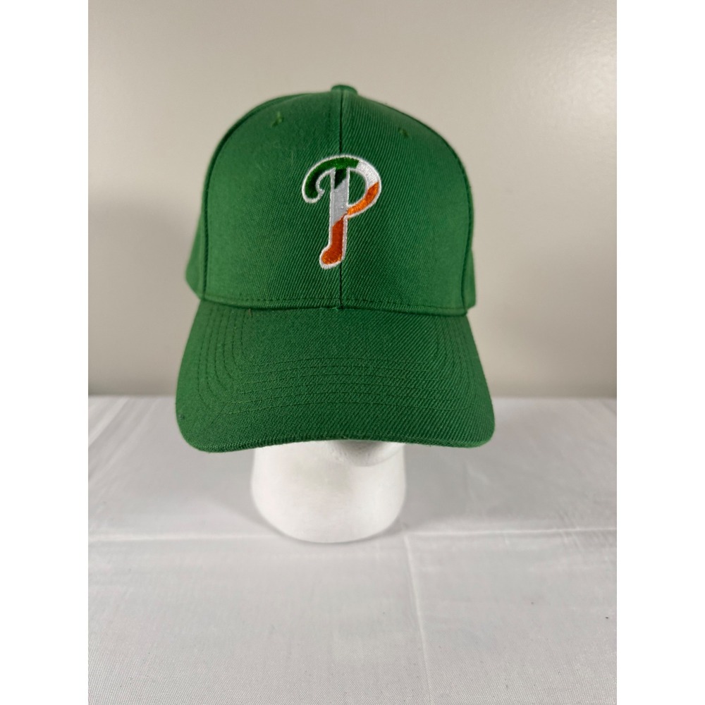 Philadelphia Phillies St Patricks Day Hat Green Irish Shamrock Baseball Cap